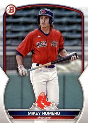 #BCP-69 Mikey Romero - Boston Red Sox - 2023 Bowman - Chrome Prospects Baseball