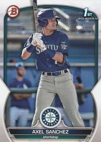 #BCP-73 Axel Sanchez - Seattle Mariners - 2023 Bowman - Chrome Prospects Baseball