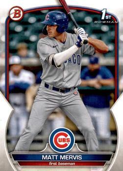 #BCP-74 Matt Mervis - Chicago Cubs - 2023 Bowman - Chrome Prospects Baseball