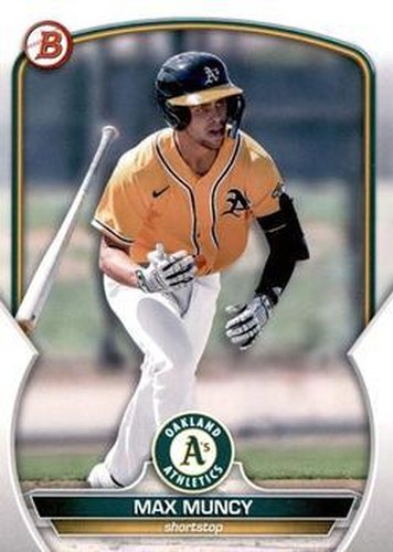 #BCP-87 Max Muncy - Oakland Athletics - 2023 Bowman - Chrome Prospects Baseball