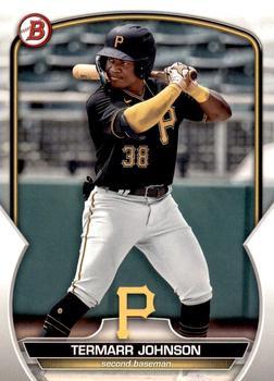 #BCP-88 Termarr Johnson - Pittsburgh Pirates - 2023 Bowman - Chrome Prospects Baseball