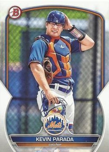 #BCP-91 Kevin Parada - New York Mets - 2023 Bowman - Chrome Prospects Baseball