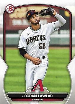 #BCP-92 Jordan Lawlar - Arizona Diamondbacks - 2023 Bowman - Chrome Prospects Baseball
