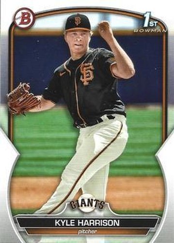 #BCP-93 Kyle Harrison - San Francisco Giants - 2023 Bowman - Chrome Prospects Baseball