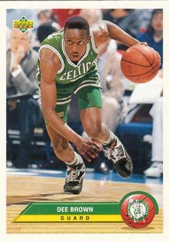 #BT1 Dee Brown - Boston Celtics - 1992-93 Upper Deck McDonald's - Boston Celtics Basketball