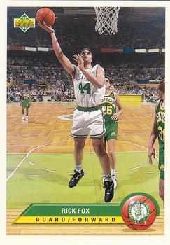 #BT3 Rick Fox - Boston Celtics - 1992-93 Upper Deck McDonald's - Boston Celtics Basketball