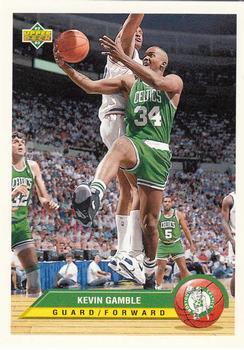 #BT4 Kevin Gamble - Boston Celtics - 1992-93 Upper Deck McDonald's - Boston Celtics Basketball