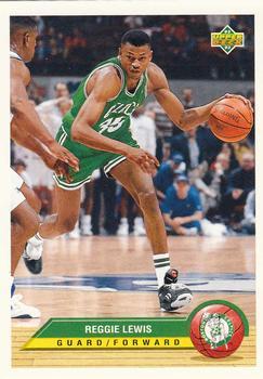 #BT6 Reggie Lewis - Boston Celtics - 1992-93 Upper Deck McDonald's - Boston Celtics Basketball