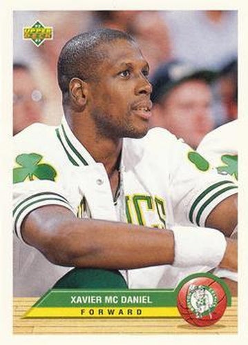 #BT7 Xavier McDaniel - Boston Celtics - 1992-93 Upper Deck McDonald's - Boston Celtics Basketball