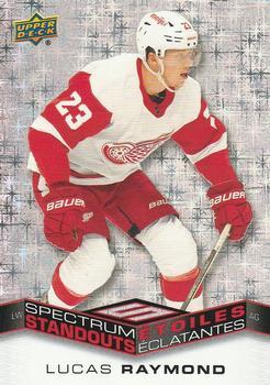 #C-12 Lucas Raymond - Detroit Red Wings - 2022-23 Upper Deck Tim Hortons - Spectrum Standouts Hockey
