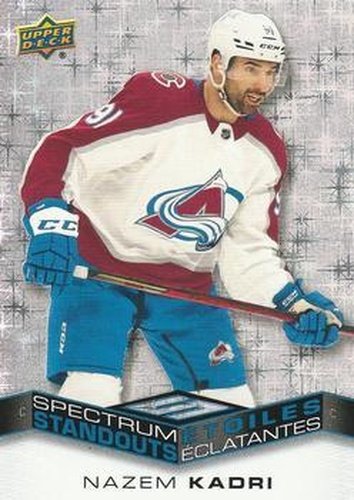 #C-17 Nazem Kadri - Colorado Avalanche - 2022-23 Upper Deck Tim Hortons - Spectrum Standouts Hockey