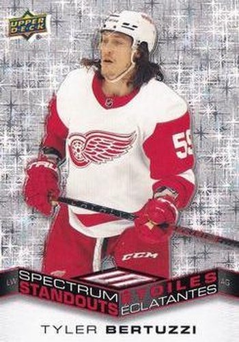 #C-18 Tyler Bertuzzi - Detroit Red Wings - 2022-23 Upper Deck Tim Hortons - Spectrum Standouts Hockey