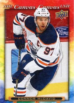 #C-3 Connor McDavid - Edmonton Oilers - 2021-22 Upper Deck Tim Hortons - NHL Canvas Hockey