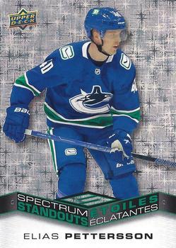 #C-7 Elias Pettersson - Vancouver Canucks - 2022-23 Upper Deck Tim Hortons - Spectrum Standouts Hockey