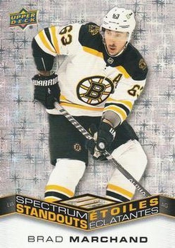 #C-8 Brad Marchand - Boston Bruins - 2022-23 Upper Deck Tim Hortons - Spectrum Standouts Hockey