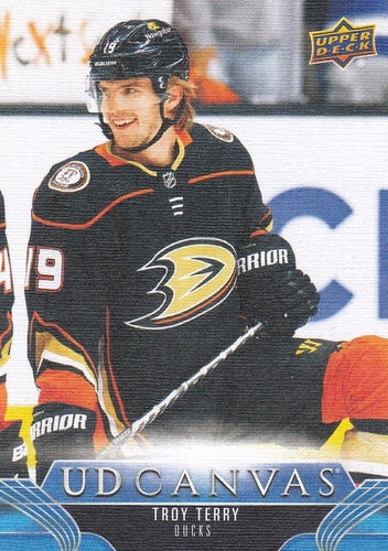#C1 Troy Terry - Anaheim Ducks - 2023-24 Upper Deck - UD Canvas Hockey