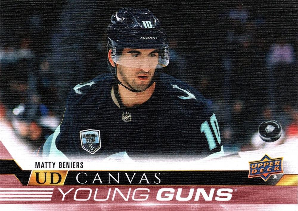#C100 Matty Beniers - Seattle Kraken - 2022-23 Upper Deck - UD Canvas Hockey