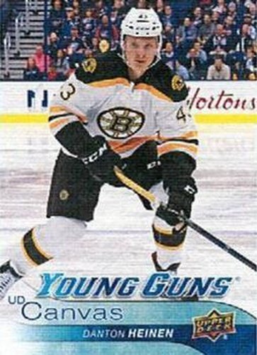 #C101 Danton Heinen - Boston Bruins - 2016-17 Upper Deck - UD Canvas Hockey