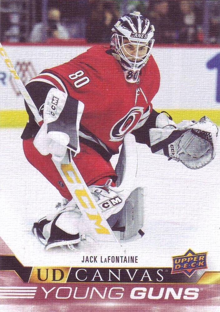 #C102 Jack LaFontaine - Carolina Hurricanes - 2022-23 Upper Deck - UD Canvas Hockey