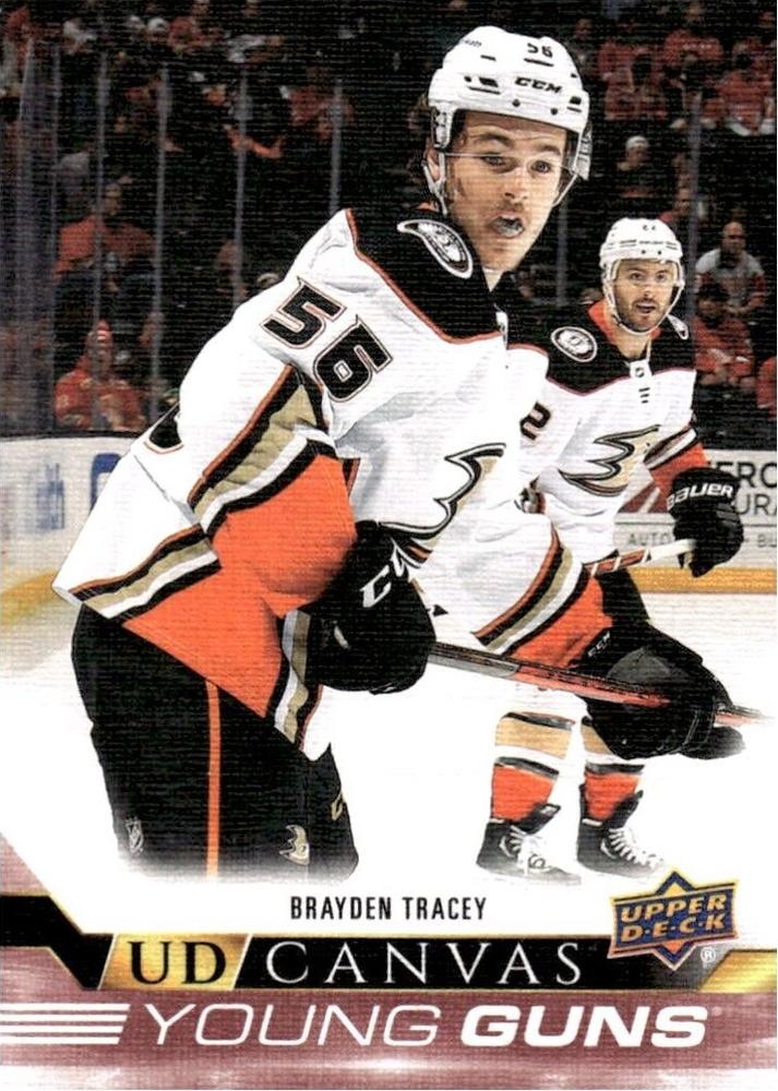 #C103 Brayden Tracey - Anaheim Ducks - 2022-23 Upper Deck - UD Canvas Hockey