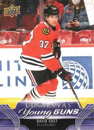 #C104 David Gust - Chicago Blackhawks - 2023-24 Upper Deck - UD Canvas Hockey
