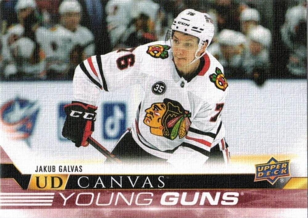#C104 Jakub Galvas - Chicago Blackhawks - 2022-23 Upper Deck - UD Canvas Hockey