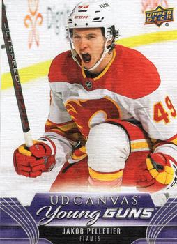 #C105 Jakob Pelletier - Calgary Flames - 2023-24 Upper Deck - UD Canvas Hockey