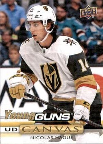 #C105 Nicolas Hague - Vegas Golden Knights - 2019-20 Upper Deck - UD Canvas Hockey
