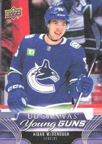 #C107 Aidan McDonough - Vancouver Canucks - 2023-24 Upper Deck - UD Canvas Hockey