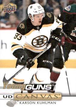 #C107 Karson Kuhlman - Boston Bruins - 2019-20 Upper Deck - UD Canvas Hockey