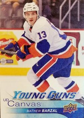 #C107 Mathew Barzal - New York Islanders - 2016-17 Upper Deck - UD Canvas Hockey