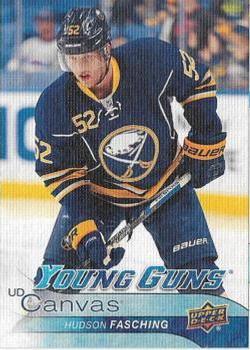#C108 Hudson Fasching - Buffalo Sabres - 2016-17 Upper Deck - UD Canvas Hockey