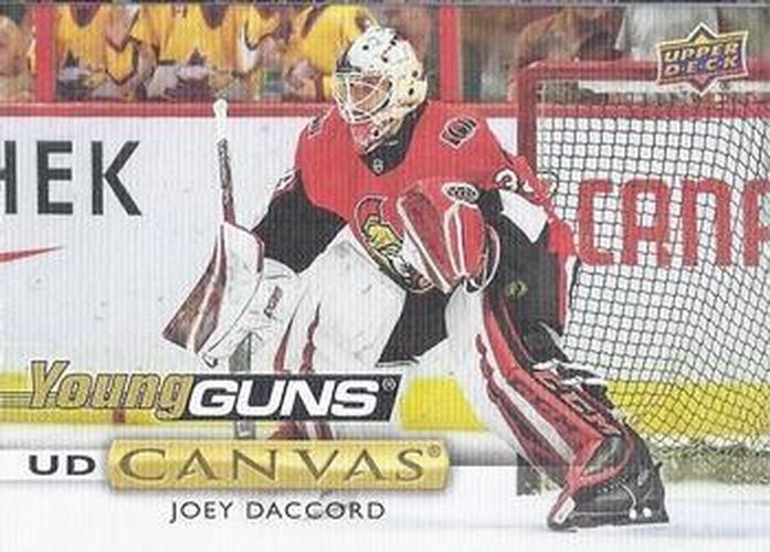 #C109 Joey Daccord - Ottawa Senators - 2019-20 Upper Deck - UD Canvas Hockey