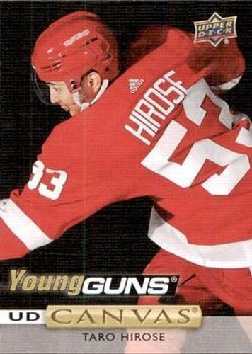 #C110 Taro Hirose - Detroit Red Wings - 2019-20 Upper Deck - UD Canvas Hockey