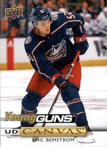 #C112 Emil Bemstrom - Columbus Blue Jackets - 2019-20 Upper Deck - UD Canvas Hockey