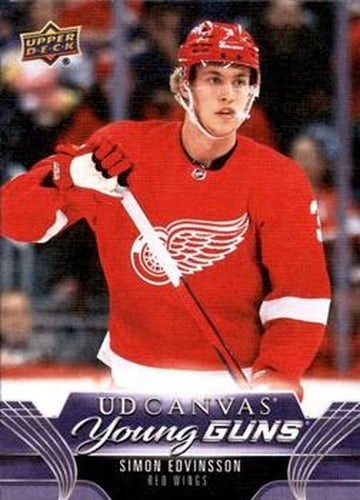#C113 Simon Edvinsson - Detroit Red Wings - 2023-24 Upper Deck - UD Canvas Hockey