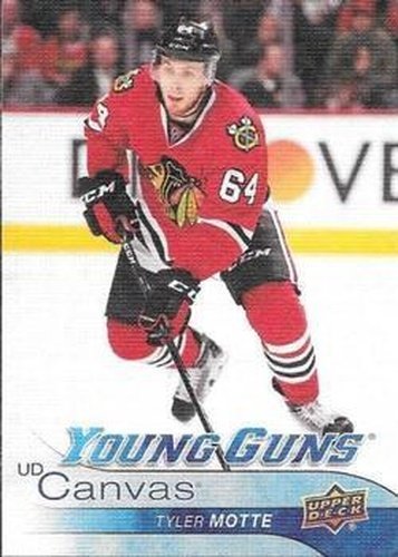 #C115 Tyler Motte - Chicago Blackhawks - 2016-17 Upper Deck - UD Canvas Hockey