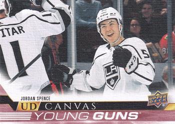 #C115 Jordan Spence - Los Angeles Kings - 2022-23 Upper Deck - UD Canvas Hockey
