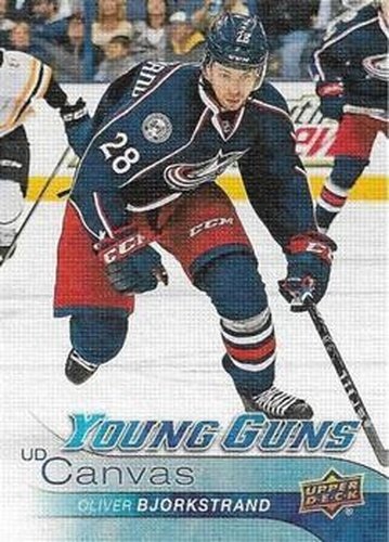 #C116 Oliver Bjorkstrand - Columbus Blue Jackets - 2016-17 Upper Deck - UD Canvas Hockey