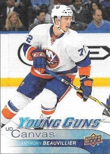 #C117 Anthony Beauvillier - New York Islanders - 2016-17 Upper Deck - UD Canvas Hockey