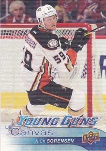 #C119 Nick Sorensen - Anaheim Ducks - 2016-17 Upper Deck - UD Canvas Hockey