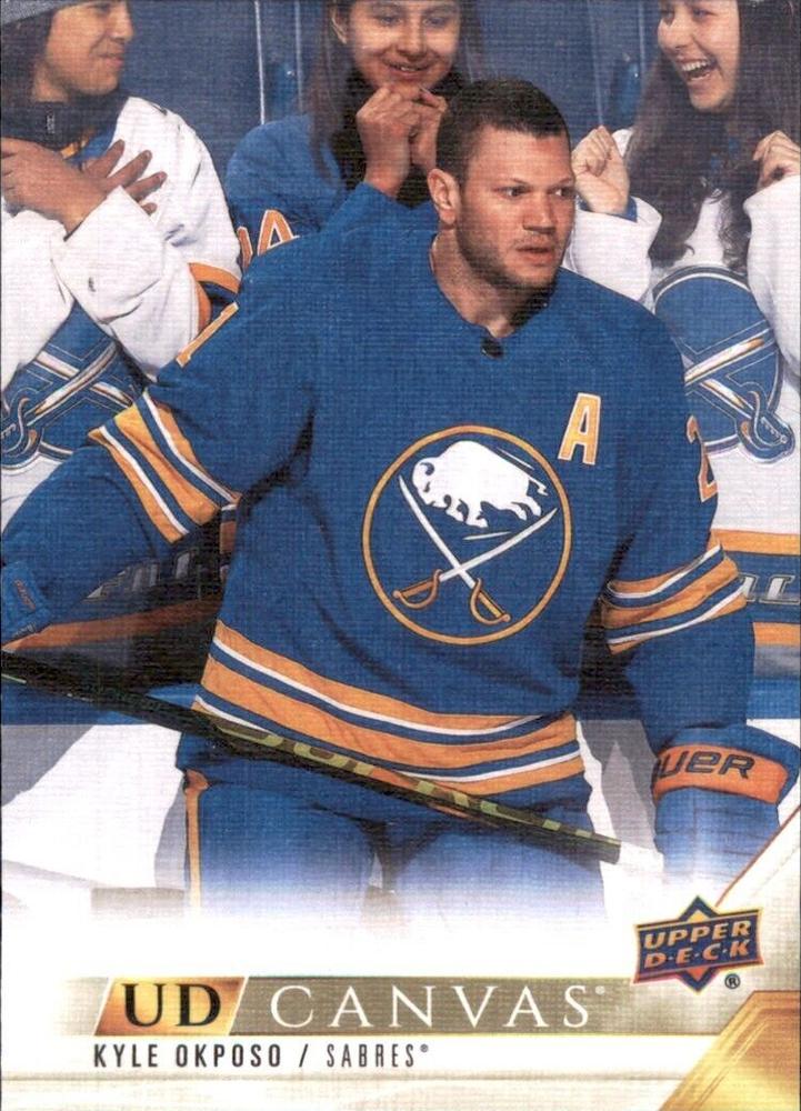 #C11 Kyle Okposo - Buffalo Sabres - 2022-23 Upper Deck - UD Canvas Hockey