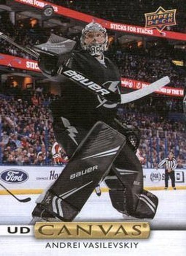 #C11 Andrei Vasilevskiy - Tampa Bay Lightning - 2019-20 Upper Deck - UD Canvas Hockey