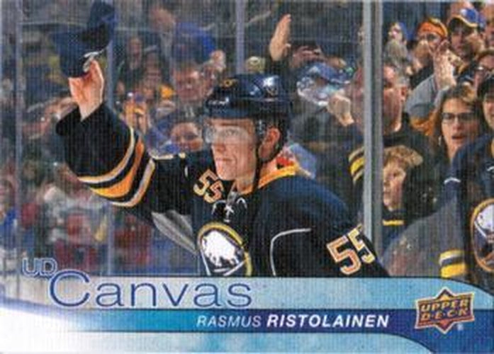 #C11 Rasmus Ristolainen - Buffalo Sabres - 2016-17 Upper Deck - UD Canvas Hockey
