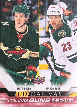 #C120 Matt Boldy / Marco Rossi - Minnesota Wild - 2022-23 Upper Deck - UD Canvas Hockey