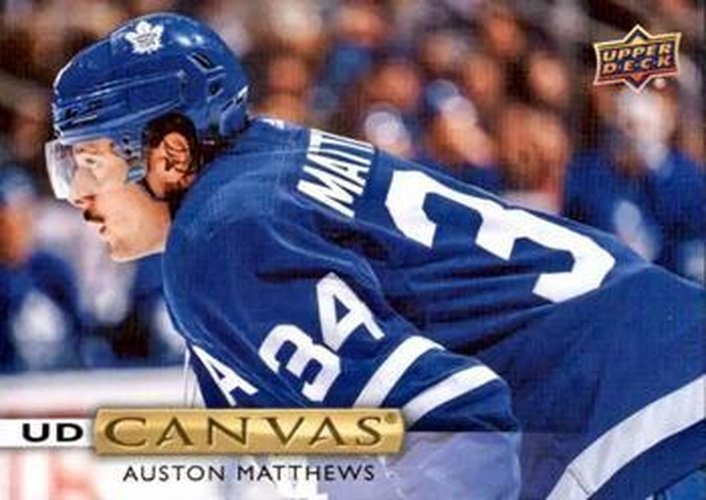 #C122 Auston Matthews - Toronto Maple Leafs - 2019-20 Upper Deck - UD Canvas Hockey