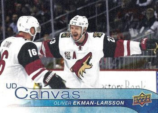 #C124 Oliver Ekman-Larsson - Arizona Coyotes - 2016-17 Upper Deck - UD Canvas Hockey