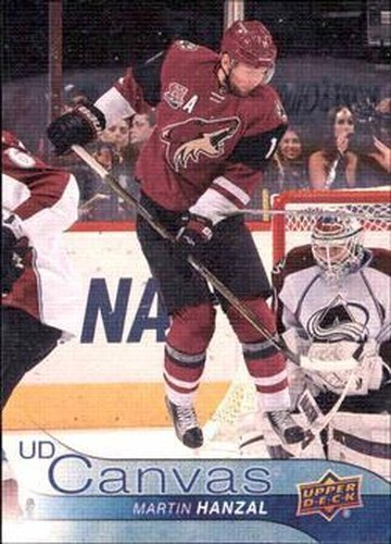 #C125 Martin Hanzal - Arizona Coyotes - 2016-17 Upper Deck - UD Canvas Hockey
