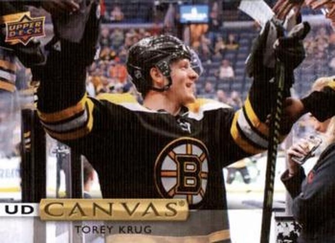 #C126 Torey Krug - Boston Bruins - 2019-20 Upper Deck - UD Canvas Hockey