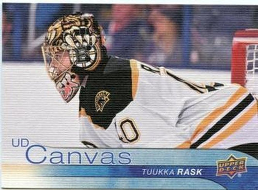 #C126 Tuukka Rask - Boston Bruins - 2016-17 Upper Deck - UD Canvas Hockey